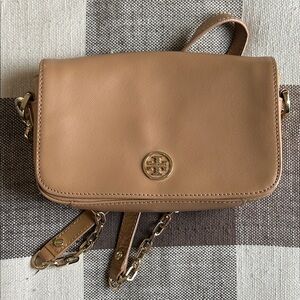 Tory Burch Light Brown Crossbody Bag